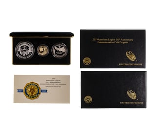 2019 American Legion Three-Coin Proof Set