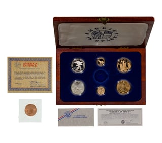 1988 American in Space Coin Set