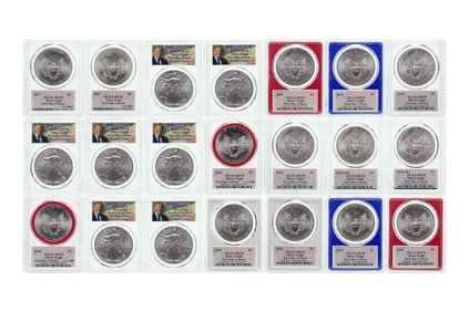 PCGS MS-70 Silver Eagle Collection