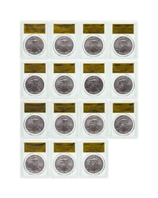 PCGS SP-70 Burnished Silver Eagle Collection