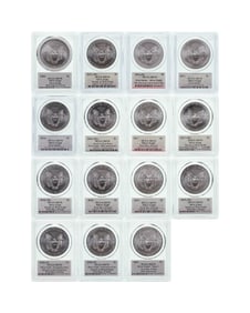 PCGS MS-70 Silver Eagle Collection