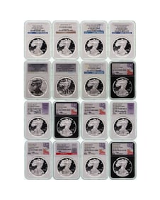 NGC PF-70 UCAM Silver Eagle Collection