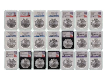 NGC MS-70 Silver Eagle Collection