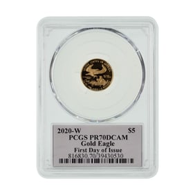 2020-W $5 Gold Eagle PR-70 DCAM PCGS