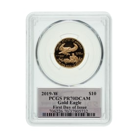 2019-W $10 Gold Eagle PR-70 DCAM PCGS