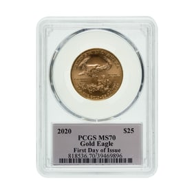2020 $25 Gold Eagle MS-70 PCGS
