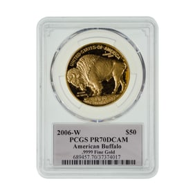 2006-W $50 Gold Buffalo PR-70 DCAM PCGS