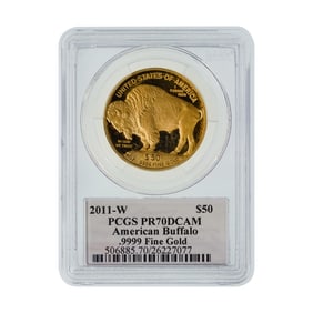 2011-W $50 Gold Buffalo PR-70 DCAM PCGS