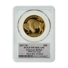 2017-W $50 Gold Buffalo PR-70 DCAM PCGS