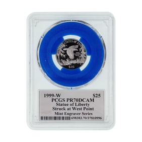 1999-W $25 Platinum Statue of Liberty PR-70 DCAM PCGS