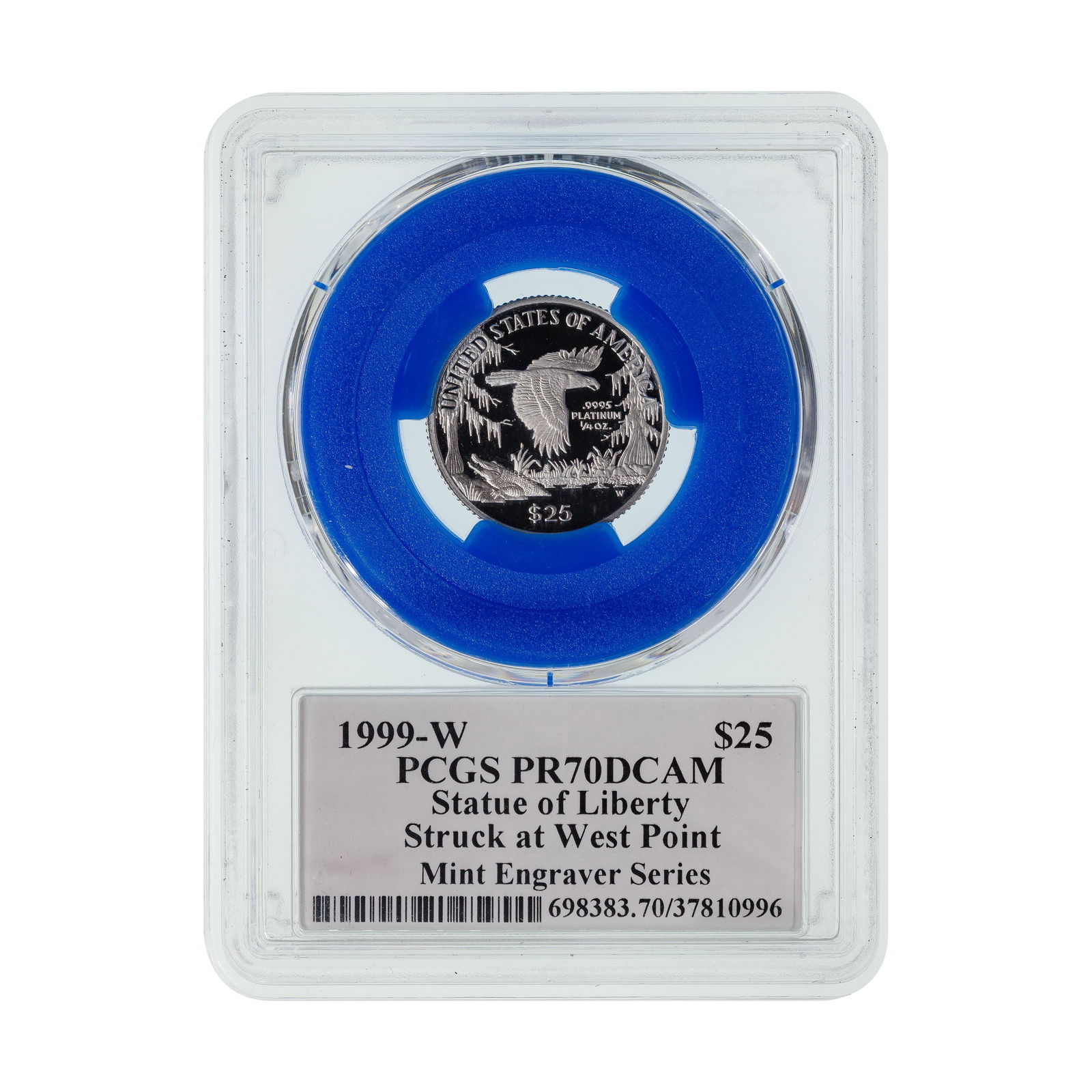 1999-W $25 Platinum Statue of Liberty PR-70 DCAM PCGS (1 of 2)