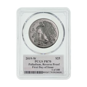 2019-W $25 Palladium Eagle Reverse Proof PR-70 DCAM PCGS