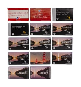 United States Silver Proof Set Collection
