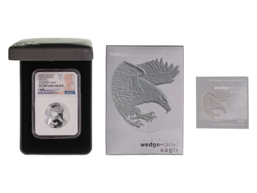 Australia: 2020 $1 High Relief Wedge-Tailed Eagle PF-70 UCAM NGC