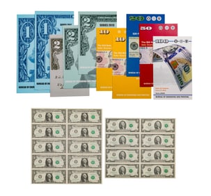 Uncut Currency Sheet Collection