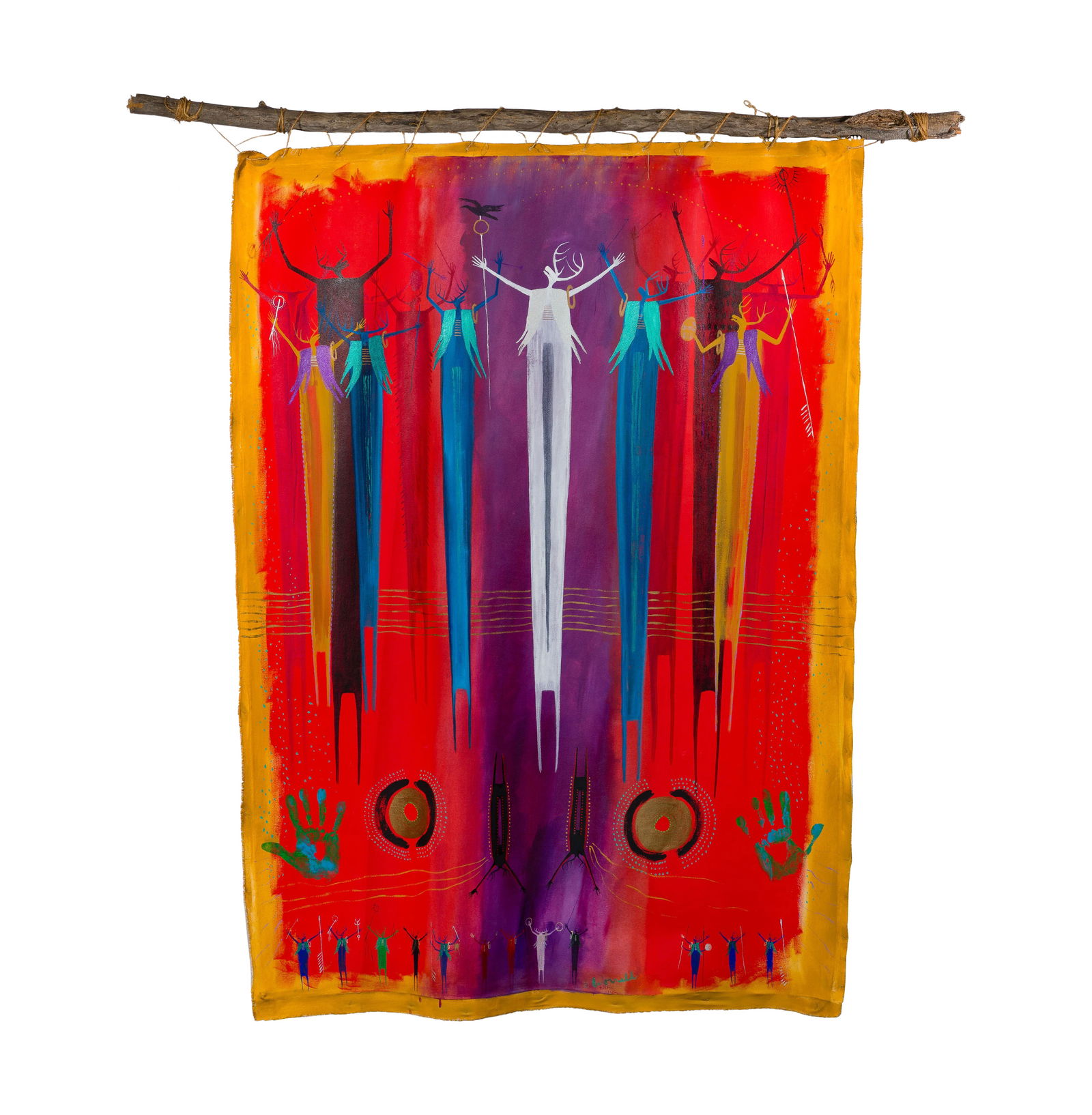 Bill Worrell (American, 1936-2021) Acrylic on Canvas (1 of 2)