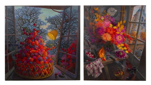 Alain Le Chatelier (French, b.1952) Oils on Canvas