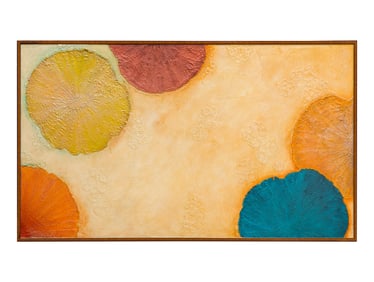 Lynn Basa (20th Century) 'Meeting Point' Acrylic on Panel