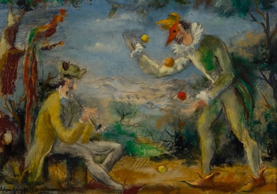 Edgar Yeager (American, 1883-1969) Oil On Panel