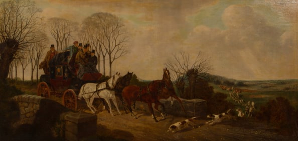 Manner of Henry Thomas Alken (British, 1785-1851) Oil on Canvas