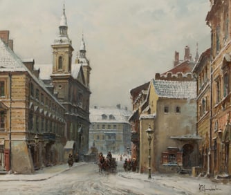 Wladyslaw T Chmielinski (Polish, 1911-1979) Oil on Canvas