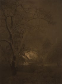 Laura Gilpin (American, 1891-1979) "Snow Storm in Central Park (No.1.)" Platinum Print