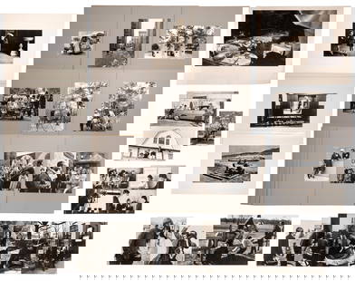 Lucia Woods (American, 1937-2020) Photograph Assortment: Lucia Woods (American, 1937-2020) Photograph Assortment Approximately (45) black and white photographs c.1970, most matted, mounted on art board, some loose, some signed Property from: an Estate, New