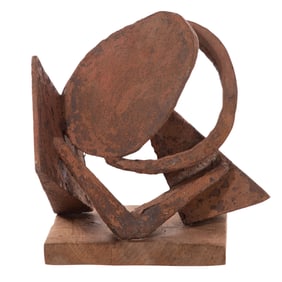 Abbott Pattison (American, 1916-1999) 'Earth: Sky and Sun' Steel Sculpture