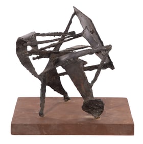 Abbott Pattison (American, 1916-1999) '5 Proposals for a Cure Center' Steel Sculpture