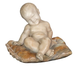 A. Fulli (19th Century) Alabaster Sculpture