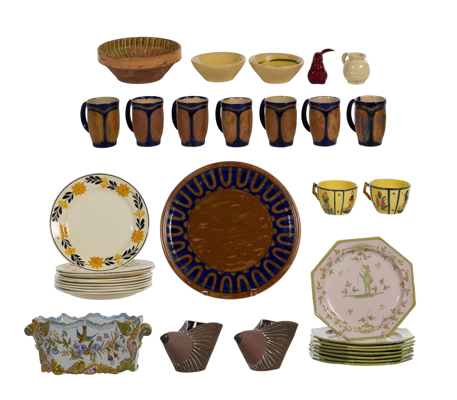 European Pottery Assortment (1 of 1)