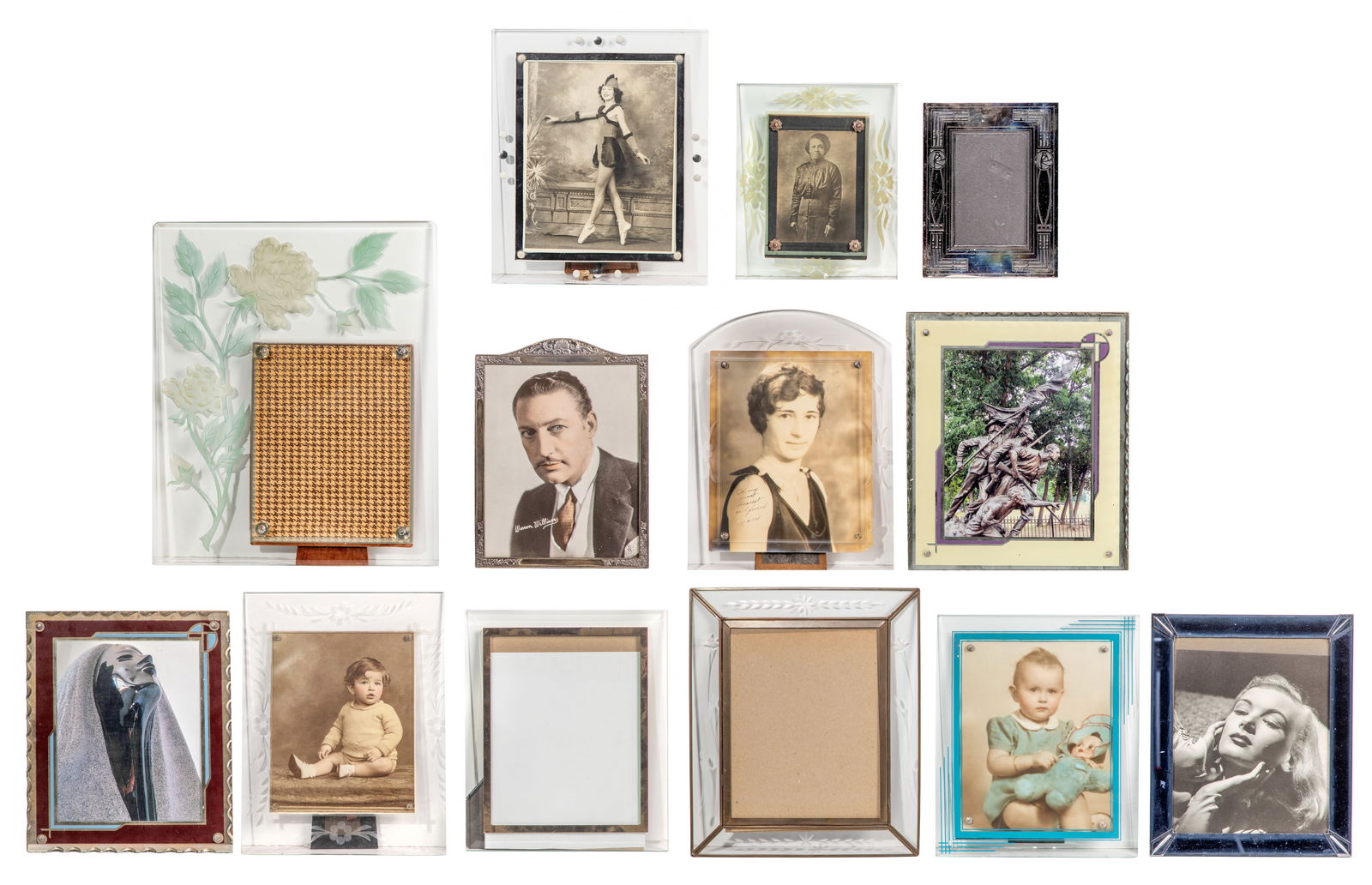 Art Deco Glass Frame Assortment (1 of 1)