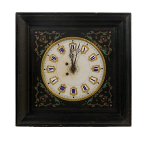 French Boulle Style Wall Clock