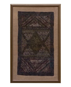 Metallic Framed Textile