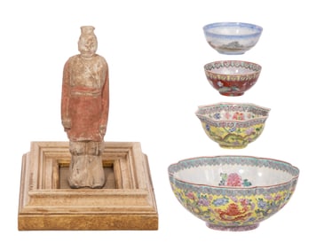 Chinese Eggshell Porcelain Bowl Assortment
