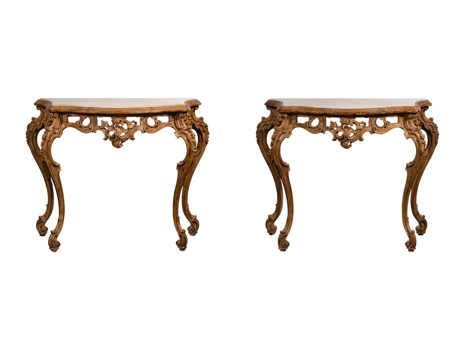 Rococo Style Console Tables (1 of 1)