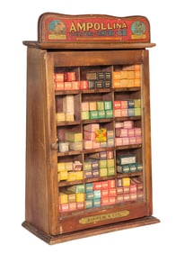 Ampollina Dye Counter Top Display Cabinet