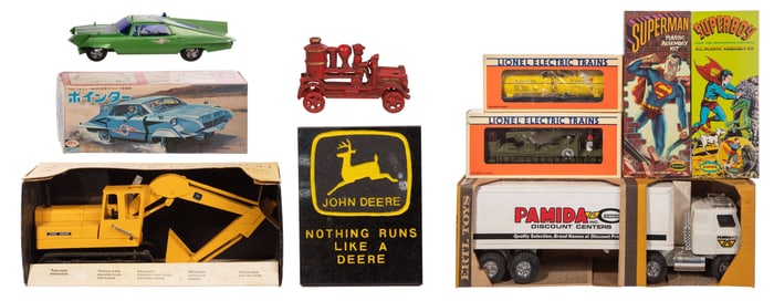 John Deere and Toy Assortment