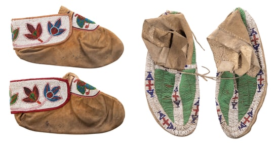 Native American Beaded Moccasins