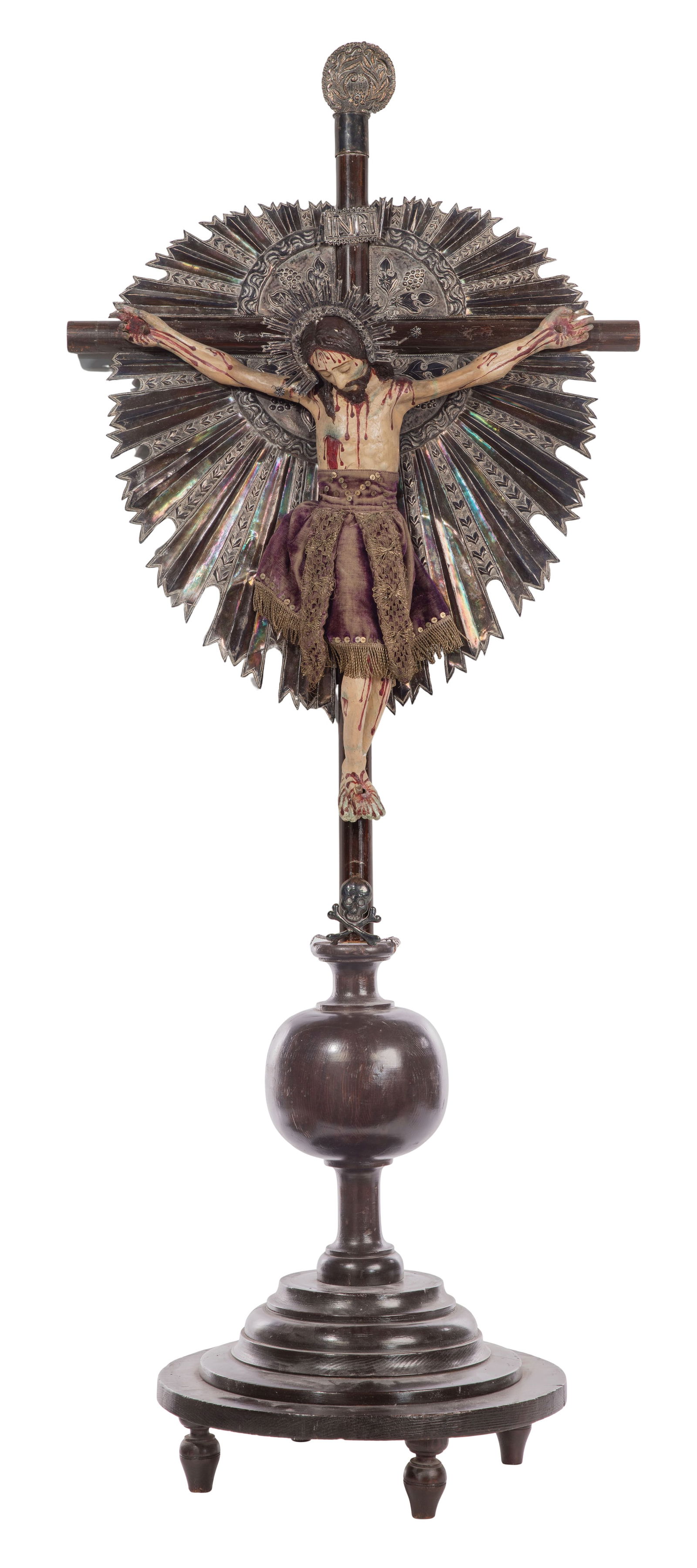 Spanish Colonial Crucifix on Stand (1 of 2)