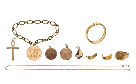 14k Yellow Gold Jewelry Assortment