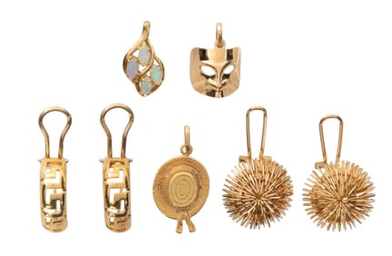 18k Yellow Gold Jewelry Assortment