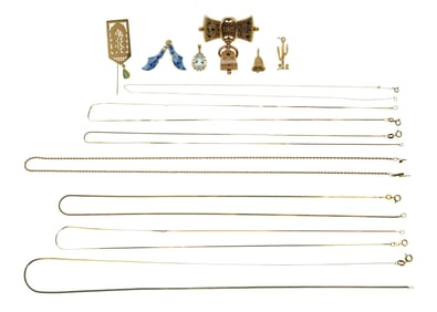 14k Yellow Gold Jewelry Assortment