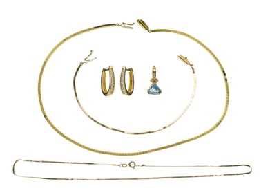 14k Yellow Gold Jewelry Assortment
