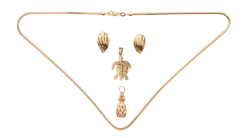 14k Yellow Gold Jewelry Assortment