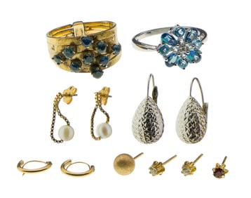 14k and 10k Gold Jewelry Assortment