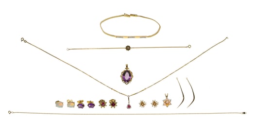 14k Yellow Gold Jewelry Assortment