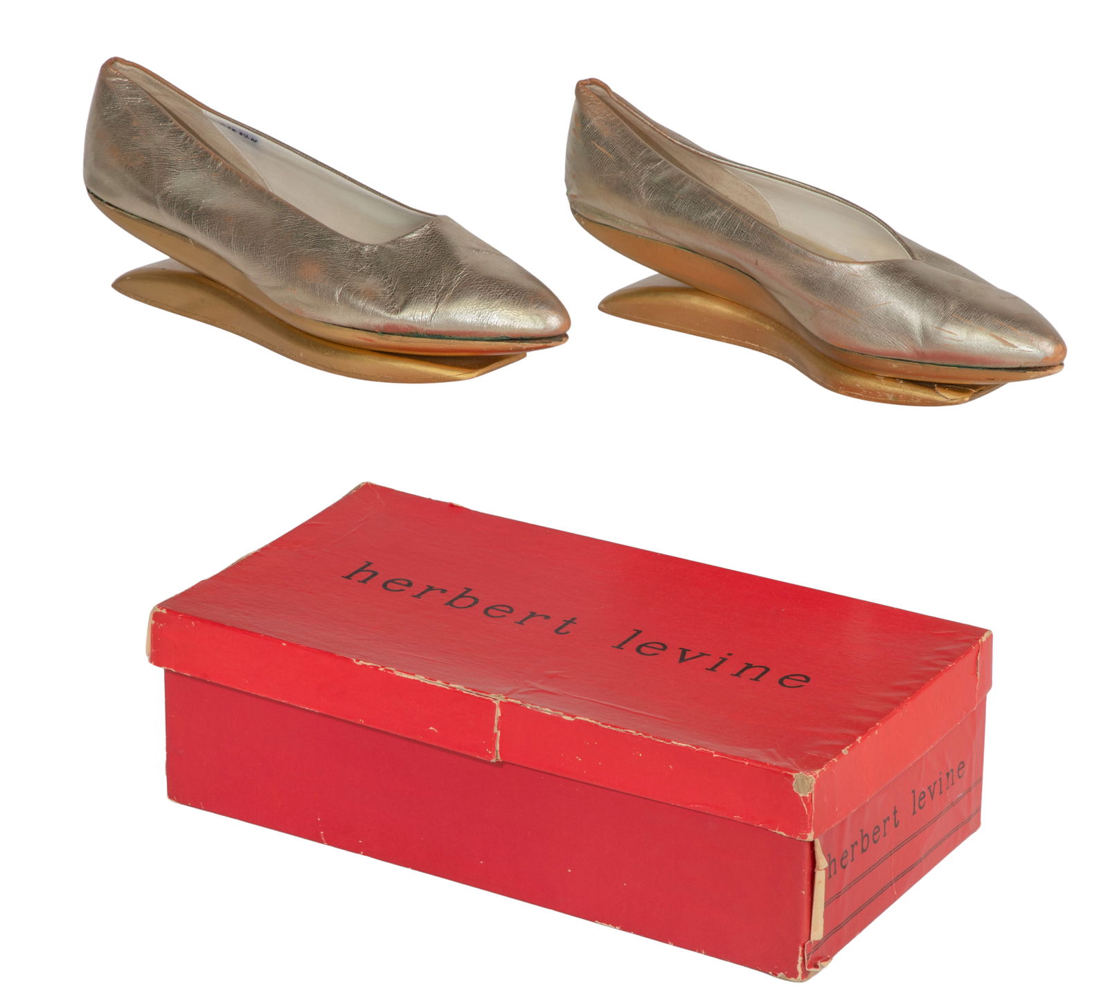 1962 Herbert Levine Kabuki Platform Shoes (1 of 3)