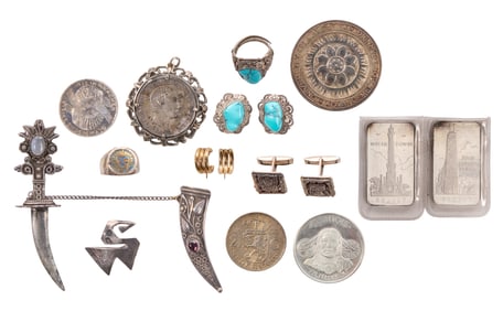 Gold, Silver and Costume Jewelry Assortment