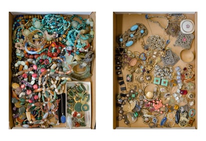 Costume and Stone Jewelry Assortment